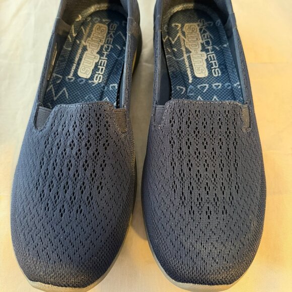Skechers Slip-ins Relaxed Fit: Reggae Fest 2.0, Navy Women Size 7 NEW - Picture 2 of 6